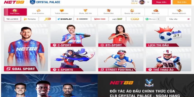 Tìm hiểu về trang cá độ bóng đá net88 và điểm khác biệt nổi bật